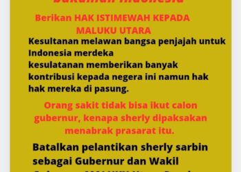 Mendagri Didesak Batalkan Pelantikan Gubernur Maluku Utara