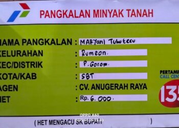 BBM Jenis Mitan Dijual Sesuai HET