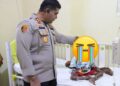 Merasa Terpanggil, Kapolres SBT Sambangi Pasien Gizi Buruk