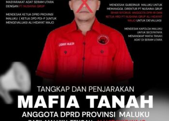 Diduga Mafia Tanah, Anggota DPRD Maluku Bakal Didemo
