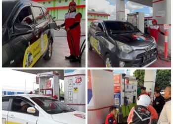 Ojol, SPBU Pertamina Jadi Tempat Isi Energi Sebelum Narik Lagi